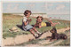TROIS AMIS  -  DEUX ENFANTS ET UN CHIEN  N° 2 Serie 1939  -   Illustrateur REDON - Redon