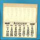 1927 Pocket Calendar -  Carimbo Avença De Sello - Inspecção De Finanças Do  Districto De Lisboa Portugal - 6 Scans - Petit Format : 1921-40