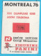 PANINI OLYMPIC GAMES MONTREAL 76 - 176 SIMION CUTOV Boxing Boxe Boxen Romania (Yugoslavian Edition) Juex Olympiques 1976 - Trading Cards