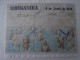 Banknotes - Spain Espana - Franco Regency - Cupon De Racionamento - Normandia 6 De Junio 1944 - Ww2 World War (2 Scans) - Autres & Non Classés