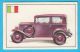 FIAT Type 508 BALILLA - AUTOMOBILE No. 82 ... Vintage Panini Card * Italy Car Automobile Auto Macchina Wagen Carro - French Edition