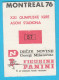 PANINI OLYMPIC GAMES MONTREAL 76 - No. 57 BERLIN 1936 Poster (Yugoslavian Edition) Juex Olympiques 1976 - Tarjetas