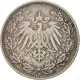 Monnaie, GERMANY - EMPIRE, 1/2 Mark, 1906, Munich, TTB+, Argent, KM:17 - 1/2 Mark