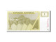 Billet, Slovénie, 1 (Tolar), 1990-1992, 1990, KM:1a, NEUF - Eslovenia