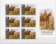 Gibraltar MNH King George V. Set In Sheetlets Of 6 Stamps - Royalties, Royals