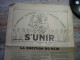 AVRIL 1936  MENSUEL N° 4  S´UNIR SE CONNAITRE S´APPRECIER S´ENTRAIDER S´AIMER BULLETIN DES SECTIONS RURALES ET AGRICOLES - Autres & Non Classés