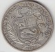 @Y@     Peru - Un Sol 1931 Silver. (item 2894 ) - Peru