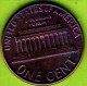 1980 Stati Uniti - 1 Cent. (circolato) - 1959-…: Lincoln, Memorial Reverse
