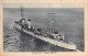 04744 "REGIA NAVE ESPLORATORE AUGUSTO RIBOTY" BATTLE SHIP. CART. POST. ORIG. NON SPEDITA. - Guerra