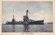 04750 "REGIA NAVE DANTE ALIGHIERI" BATTLE SHIP. CART. POST. ORIG. NON SPEDITA. - Guerra