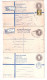 Three 3x GB Postal Stationery Registration Registered Letters 2 Used ( South Norwood & London SW1) &one Unused - Entiers Postaux