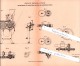 Original Patent  - Friedrich Wegmann In Zürich , 1885 , Maschinenelemente !!! - Documents Historiques