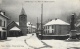 Lhuis (Ain) - La Place De L'Eglise En Hiver, Sous La Neige - Edition Duroy - Non Classés