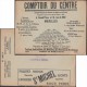 Belgique 1936. Enveloppe En Franchise Des Chèques Postaux. Pub : Cigarettes St Michel, Tabac. Comptoir Du Centre, Banque - Drogue