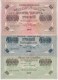 Russia // 1917 - 1918 Year Set 1000 + 5000 Vertical Watermark Rarer + 10000 Rubles! - Russie