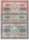 Russia // 1917 - 1918 Year Set 1000 + 5000 Vertical Watermark Rarer + 10000 Rubles! - Rusland