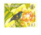 Seychelles - Anse Lazio, Praslin - ( R3 'KOLIBRI  Bird/Flower 1993'  STAMP/TIMBRE ) - Seychellen