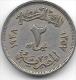 Egypte 2 Milliemes 1938   Km 359  Vf+ - Egypte