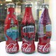 AC - COCA COLA ISTANBUL SERIES SHRINK WRAPPED 3 EMPTY GLASS BOTTLES & CROWN CAPS - Bottiglie