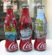 AC - COCA COLA ISTANBUL SERIES SHRINK WRAPPED 3 EMPTY GLASS BOTTLES & CROWN CAPS - Botellas