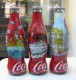 AC - COCA COLA ISTANBUL SERIES SHRINK WRAPPED 3 EMPTY GLASS BOTTLES & CROWN CAPS - Bottles