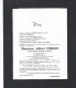 Anhée - Yvoir / 2 Documents / Monsieur Alfred Pirson: Né à Warnant 1894 - Décédé 1960 Bruxelles. - Godsdienst & Esoterisme