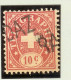 Heimat VS Randaz 1881 Lang-O GR 43-12-21 Auf Telegraphen-Marke - Télégraphe