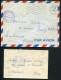 ALGERIE - POSTE MILITAIRE - 2 LETTRES POSTE AUX ARMÉES LE 1/1/1957 & 13/2/1957 + CACHET E.R.Mu. / S.P. 87.066 - A.F.N. - Covers & Documents