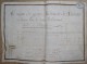 Legal Document France.  Document Of The French Free-Masons (Grand Orient De France) From 1784 - Historical Documents