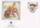 WWF Britisch Territory 4 FDC Crustacés - Crustaceans