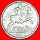 * IBERIAN RIDER: SPAIN &#9733;5 CENTAVOS 1945! LOW START&#9733; NO RESERVE! Nationalist Government (1939-1947) - 5 Céntimos