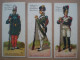 5 CHROMOS GLOIRES & COSTUMES MILITAIRES EDITE PAR LE CHOCOLAT LOMBART - Lombart