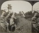 WWI.LE CHIEN DANS LA GUERRE RAPPORTE A L'éQUIPE  DE SECOURS LE CASQUE D'UN SOLDAT BLESSé.           A37. - Photos Stéréoscopiques