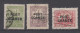 Poland Polen DANZIG GDANSK Mi# 12-14 Used Overprint 1926 On Type I - Port Gdansk