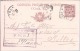 1903 Cartolina Postale  Da Pordenone Per Feltre - Annullo Tondo Riquadrato - Stamped Stationery