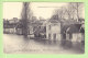 CONFLANS  FIN D'OISE : Vieille Maison Engloutie Par La Crue. Inondations De Janvier 1910. 2 Scans. - Conflans Saint Honorine