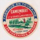 ETIQUETTE DE FROMAGE CAMEMBERT Esves Le Moutier Les Fontaines Rouges Touraine - Fromage