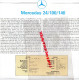 PHOTOGRAPHIE MERCEDES BENZ  24/100/140 - 1924 - AVEC DESCRIPTIF AU VERSO - Voitures