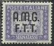TRIESTE A 1947 - 1949 AMG-FTT SOPRASTAMPATO D'ITALIA OVERPRINTED SEGNATASSE POSTAGE DUE TASSE TAXE LIRE 5 MNH CENTRATO - Strafport