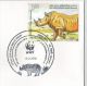 WWF ,Special Cover India ,Greater One Horned Rhino, Rhinoceros, Pictorial Cancellation - Lettres & Documents