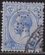 STRAITS SETTLEMENTS  Perfin B C In 1919 King George V 12 C Blue SG 232 - Andere & Zonder Classificatie