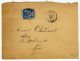 Oblitération De Feurs Sur Enveloppe Pour Lyon En 1881    Référence 379 - 1877-1920: Semi Modern Period