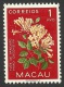 Macao, 1 A. 1953, Sc # 372, Mi # 394, MH. - Unused Stamps