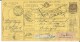 ITALIE - 1911 - COLIS POSTAUX - CARTE BULLETIN D'EXPEDITION De BERGAMO Pour OSTENDE (DOUANE AU DOS) Via GIVET ET MODANE - Pacchi Postali