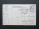 AK Frankreich 1. WK 1915 Dorfstrasse Laneuville. Briefstempel Krankensammelstelle Bahnhof - Stenay