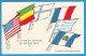 LOT De 8 CARTES  - Collection Des DRAPEAUX Des NATIONS UNIES - Edition U.P.S.A. => Voir Les SCANS Détaillés à La Suite - 5 - 99 Postcards