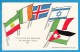 Delcampe - LOT De 8 CARTES  - Collection Des DRAPEAUX Des NATIONS UNIES - Edition U.P.S.A. => Voir Les SCANS Détaillés à La Suite - 5 - 99 Postcards