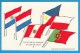 Delcampe - LOT De 8 CARTES  - Collection Des DRAPEAUX Des NATIONS UNIES - Edition U.P.S.A. => Voir Les SCANS Détaillés à La Suite - 5 - 99 Postcards