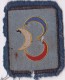 Paire Ancienne Patch N° P25 GRANDE UNITE 3° DIA Division Infanterie Algérienne - Airforce