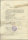 CROATIA, KROATIEN, DRNJE   --  CONTRACT  --  1929  --   TAX STAMP, TIMBRE FISCAL - Documents Historiques